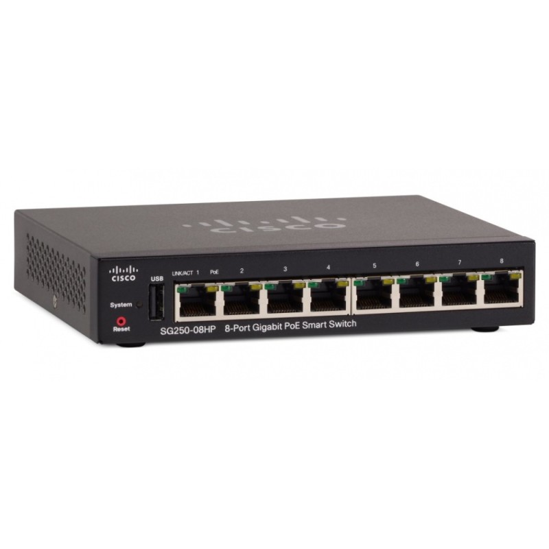 Switch Cisco Gigabit Ethernet Sg Hp Puertos Mbps