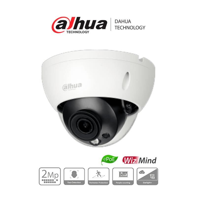 Cámara IP Domo Dahua DH IPC HDBW5241RN ASE 2 Megapixeles Oasify