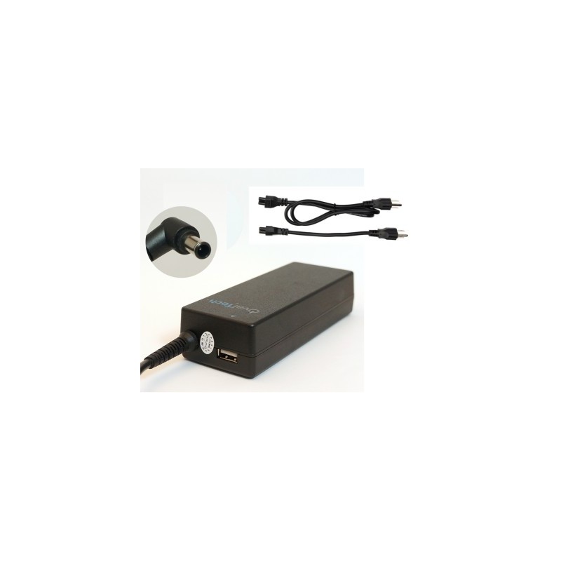 Adaptador para Computadora Portatil OVALTECH 19.5V/4.74AH C/Blister + USB