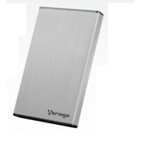 Gabinete de Disco Duro Vorago HDD-102 2.5" Sata USB 2.0 Aluminio Plata AC-354189-3