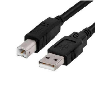 Getttech JL-3515 Cable USB A Macho - USB B Macho, 1.5 Metros, Negro
