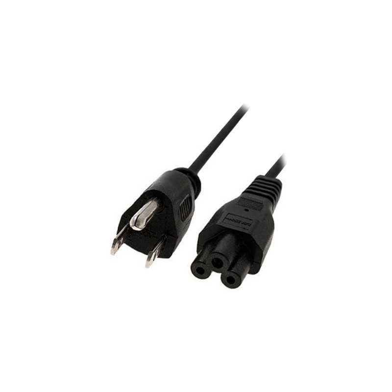 BRobotix 076889 Cable de Poder NEMA 5-15P - C5 Coupler, 1.8 Metros, Negro