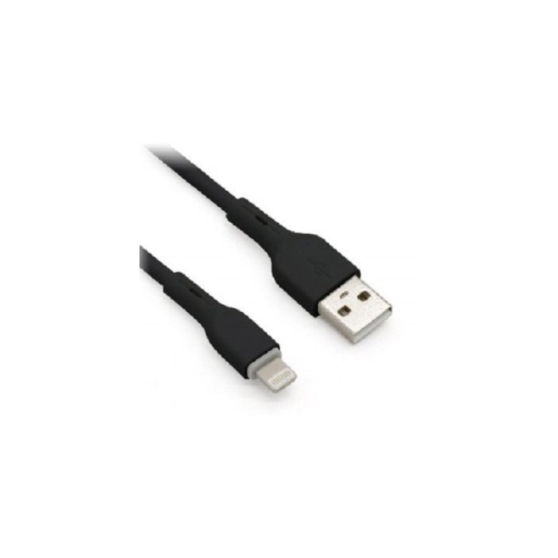 Cable de Carga 963158 Lightning Macho - USB A Macho, 1 Metro, Negro BRobotix