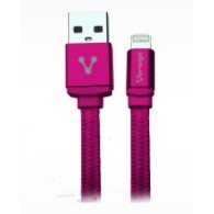 orago CAB-119/PK Cable de Carga USB 2.0 A Macho - Lightning Macho, 1 Metro, Rosa, para iPhone/iPad