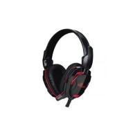 AUDIFONOS YEYIAN (YH2000) GAMING SONIDO STEREOC/MIC USB/3.5MM NEGRO-ROJO.LUZ LED.