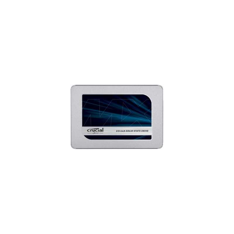 UNIDAD SSD CRUCIAL 500GB (CT500MX500SSD1) 2.5", SATA3, 7MM, 3D NAND