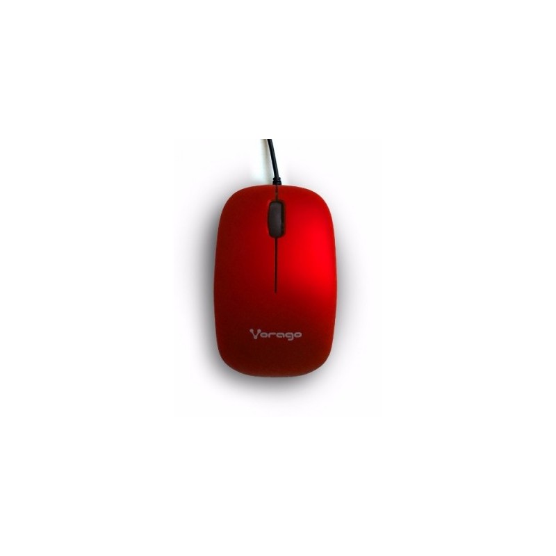 Mouse Mo-206, Rojo, Alámbrico, 2400 Dpi VORAGO VORAGO