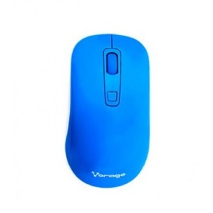 Mouse Vorago MO-207, Azul, 4 botones, RF inalámbrico, Óptico, 1000/1600 DPI