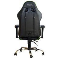 Silla para Gamer Stylos XZ10, Soporta hasta 115 KG, Verde con Negro