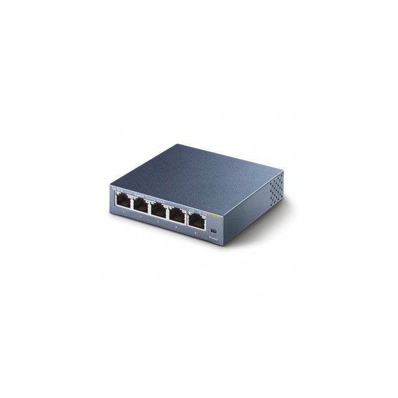 Switch Gigabit Ethernet Tl-Sg105, 5 Puertos 10/100/1000Mbps, 10 Gbit/S, 2.000 Entradas - No Administrable TP-LINK TP-LINK
