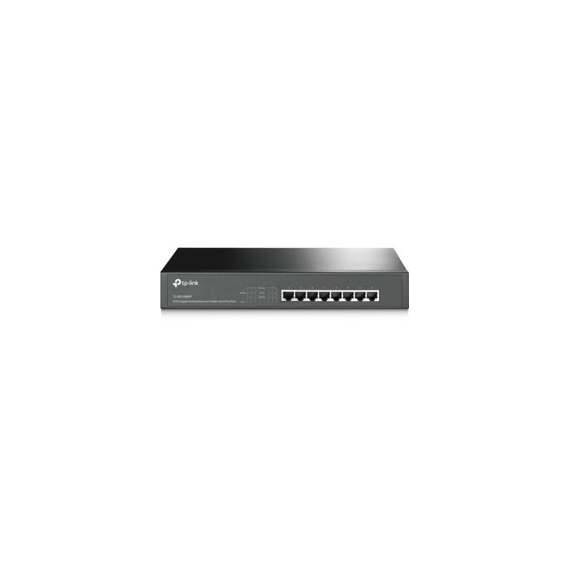 Switch TP-Link SG1008MP Gigabit Ethernet, de 8 Puertos 10/100/1000Mbps, 16 Gbit/s, 4000 Entradas - No Administrable