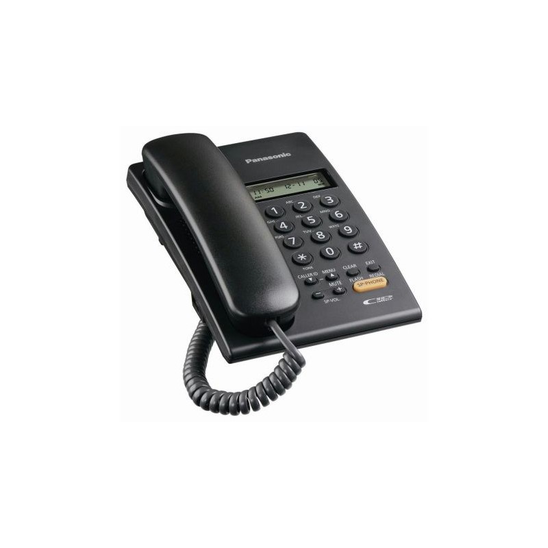 Teléfono Alámbrico Con Identificador De Llamadas Kx-T7705X-B, Altavoz, Negro PANASONIC PANASONIC