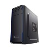 Gabinete Getttech GG1803, Midi-Tower, ATX/Micro-ATX, USB 2.0/3.0, con Fuente de 500W, Negro