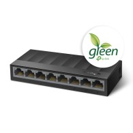 Switch TP-Link Gigabit Ethernet LS1008G, 8 Puertos 10/100/1000Mbps, 16 Gbit/s, 4000 Entradas - No Administrable