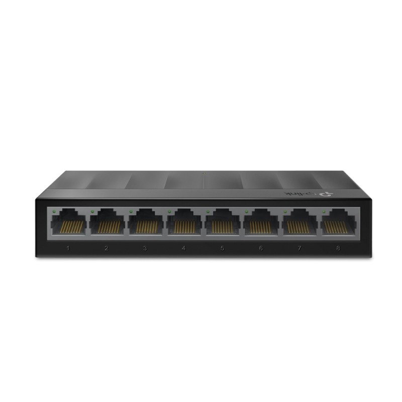 Switch TP-Link Gigabit Ethernet LS1008G, 8 Puertos 10/100/1000Mbps, 16 Gbit/s, 4000 Entradas - No Administrable