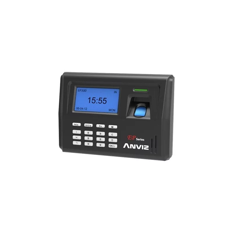 Control de Acceso Biométrico ANVIZ EP300, 1,000 Usuarios, Huella Dactilar, USB, Color Negro