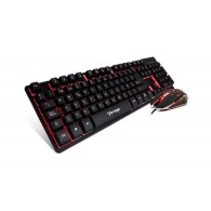 Kit de Teclado y Mouse Gaming VORAGO KM-500, USB, Alámbrico