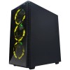 GABINETE NACEB HYDRA, CRISTAL, USB 1/3.02/2.0 FULL ATX, 3 VENTILADORES RGB, SIN FUENTE.