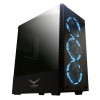 GABINETE NACEB HYDRA, CRISTAL, USB 1/3.02/2.0 FULL ATX, 3 VENTILADORES RGB, SIN FUENTE.