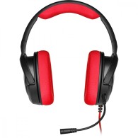 AUDIFONOS CORSAIR (CA-9011198-NA) HS35 STEREO ROJO 3.5MM C/MIC COMP. PC,PS4,XBOX ONE,SWITCH