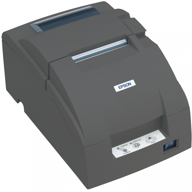 Epson TM-U220B, Impresora de Tickets, Matriz de Punto, Alámbrico, Gris