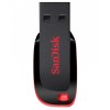 Memoria USB SanDisk Cruzer Blade CZ50, 128GB, USB 2.0, Negro/Rojo