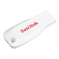 Memoria USB SanDisk Cruzer Blade, 16GB, USB 2.0, Blanco