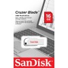 Memoria USB SanDisk Cruzer Blade, 16GB, USB 2.0, Blanco