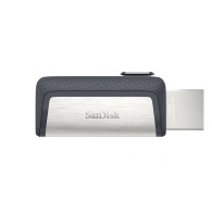 Memoria USB Sandisk Ultra Dual Drive, 64GB, USB C 3.0, Plata