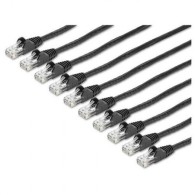 Cable Patch N6PATCH6BK10PK Cat6 UTP sin Enganches RJ-45 Macho - RJ-45 Macho, 1.8 Metros, Negro, 10 Piezas StarTech.com