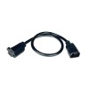 Tripp Lite P002-002 Cable de Poder IEC-320-C14 - NEMA 5-15R, 60cm, Negro