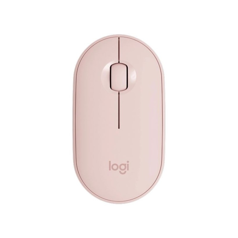 Mouse Logitech Óptico Pebble M350, Inalámbrico, Bluetooth, 1000Dpi, Rosa Logitech Logitech