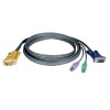 Kit Cable Para Multiplexor Kvm Ps/2 (3 En 1), 3.05 Metros TRIPP-LITE TRIPP-LITE
