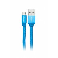 Vorago CAB-113-BL Cable USB 2.0 A Macho - Micro USB B Macho, 1 Metro, Azul