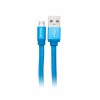 Vorago CAB-113-BL Cable USB 2.0 A Macho - Micro USB B Macho, 1 Metro, Azul