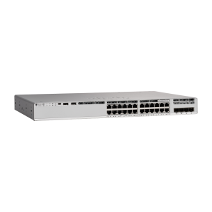 Switch Cisco Gigabit Ethernet Catalyst 9200L Network Essentials, 24 Puertos Poe+ 100/1000/10000 + 4 Puertos 1G, 56 Gbit/S, 16.00
