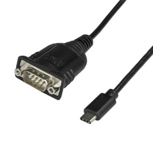 Cable USB ICUSB232PROC Tipo C Macho - Serial DB9 Macho, 40cm, Negro StarTech.com