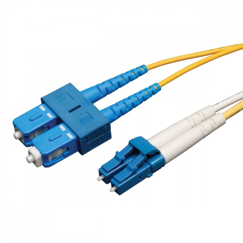 Cable Fibra Óptica Ofnr 2X Lc Macho - 2X Sc Macho, 2 Metros, Amarillo TRIPP-LITE TRIPP-LITE