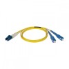 Cable Fibra Óptica Ofnr 2X Lc Macho - 2X Sc Macho, 1 Metro, Amarillo TRIPP-LITE TRIPP-LITE