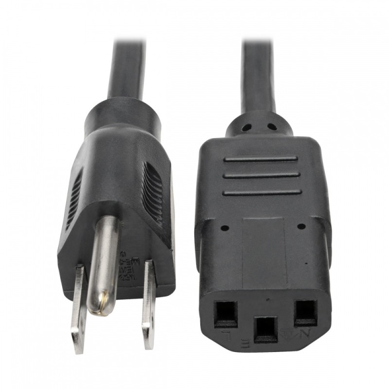 Cable de Poder NEMA 5-15P - IEC-320-C13, 3 Metros, Negro