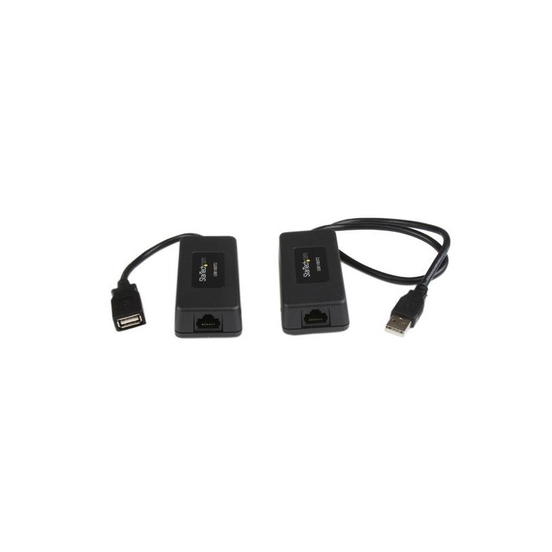 Extensor USB 1.1 por Cable Cat5/Cat6 Ethernet, 1 Puerto, 40 Metros