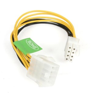 Cable de Poder ATX Macho - Hembra (8-pin), 20cm StarTech.com
