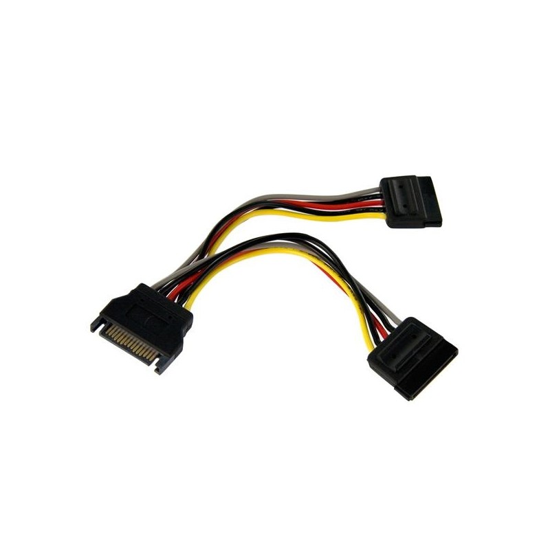 Cable Adaptador PYO2SATA Bifurcador Divisor de Alimentación SATA, 15cm, 2x Hembra StarTech.com