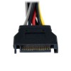 Cable Adaptador PYO2SATA Bifurcador Divisor de Alimentación SATA, 15cm, 2x Hembra StarTech.com