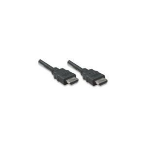 Cable HDMI de Alta Velocidad con Canal Ethernet, HDMI Macho - HMDI Macho, 3 Metros, Negro