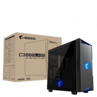 Gabinete AORUS C300 GLASS con Ventana RGB, Midi Tower, ATX/Micro ATX/Mini-ITX, USB 3.0, sin Fuente, Negro