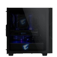 Gabinete AORUS C300 GLASS con Ventana RGB, Midi Tower, ATX/Micro ATX/Mini-ITX, USB 3.0, sin Fuente, Negro