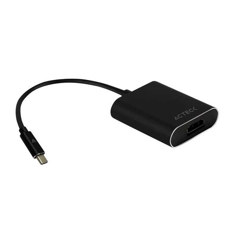 ADAPTADOR USB-C A HDMI ACTECK (AC-923040) USB-CMACHO A HDMI HEMBRA 150M NEGRO.
