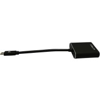 ADAPTADOR USB-C A HDMI ACTECK (AC-923040) USB-CMACHO A HDMI HEMBRA 150M NEGRO.