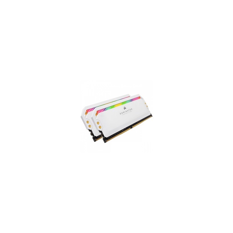 Kit Memoria RAM Corsair Dominator Platinum RGB White DDR4, 3200MHz, 16GB 2x 8GB, CL16, XMP, 1.35V